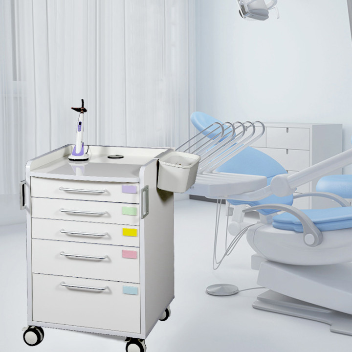 Medical Lab Units - Portable Dental Cabinet Medical Storage Cart