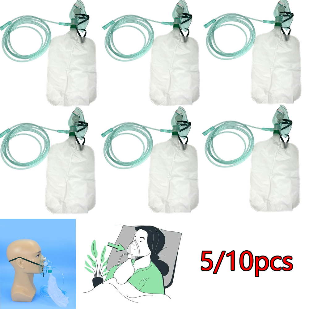 5/10PCS Adult Non-rebreather o – обзор и цена Oxygen Mask Non-Rebreather