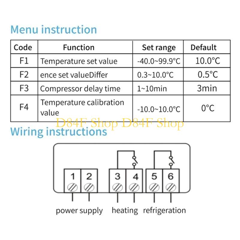 D84F Thermostat Humidistat Tem – обзор и цена Lab Incubator