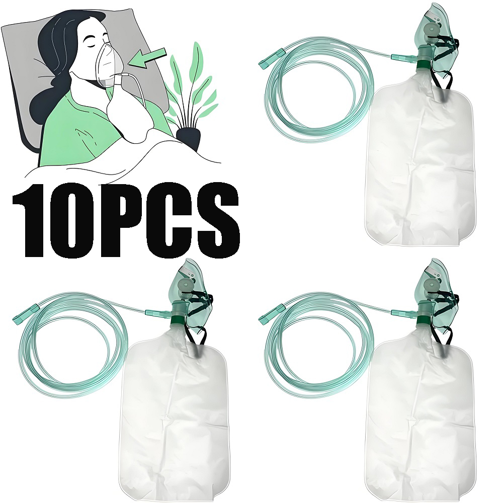 10PCS Adult Non-rebreather oxy – обзор и цена Oxygen Mask Non-Rebreather